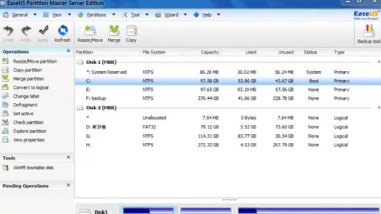 easeus partition master free